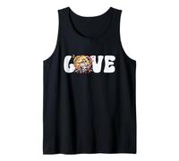 Rocker Gnome For Men Women Kids Love Rock Heart Graphic Canotta