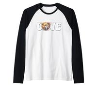 Rocker Gnome For Men Women Kids Love Rock Heart Graphic Maglia con Maniche Raglan