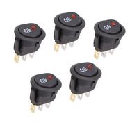 Rocker Interruttore per Fendinebbia 5Pcs 12V Set Con LED Rosso per Auto E Vans