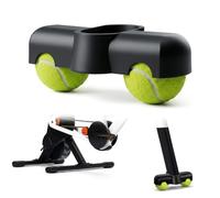 Rocker Plate Feet - Adattatore per piede a dondolo portatile per cyclette con 2 palline da tennis - Compatibile con la gamba anteriore per Zwift Ride - Accessorio essenziale per l’allenamento indoor