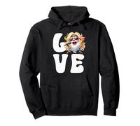 Rocker Teacher Gnome Graphic For Women And Men Who Love Rock Felpa con Cappuccio