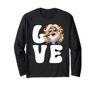 Rocker Teacher Gnome Graphic For Women And Men Who Love Rock Maglia a Manica