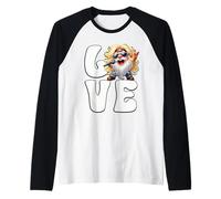 Rocker Teacher Gnome Graphic For Women And Men Who Love Rock Maglia con Maniche Raglan