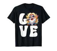 Rocker Teacher Gnome Graphic For Women And Men Who Love Rock Maglietta