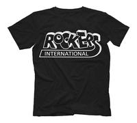 Rockers International T-Shirt 100% Cotton King Tubby Dub Augustus Pablo Short Sleeve Black XXL