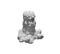 Rocket Display Stand for Falcon 9 Model with Smoke Effect Base by AntsinAfrica