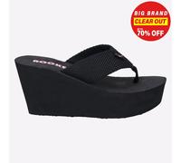 Rocket Dog Diver Tessitura Donna Vestito Casual Moda Slip On Sandali Nero