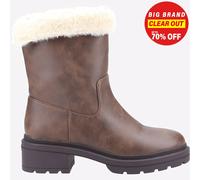 Rocket Dog Idea Donna Classico Casual Designer Moda Medio Stivale Nero