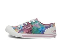 Rocket Dog Jazzin, Scarpe da Ginnastica, Multicolore Tie Dye Pink, 36 EU