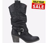 Rocket Dog Sidestep, Stivali Donna, Black Light Black, 36 EU