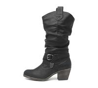Rocket Dog Sidestep, Stivali Donna, Black Light Black, 39 EU