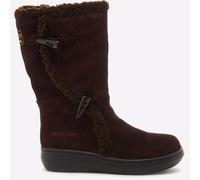Rocket Dog Slope Camoscio Classico da Donna Polpaccio Alta Moda Stivale Brown