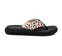 Rocket Dog Spotlight Monroe Sandalo Plateau Donna Leopard Slip On Nero