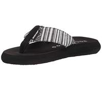 Rocket Dog Spotlight2 - Infradito da donna in cotone a righe di aloe, (Nero/Bianco), 39 EU
