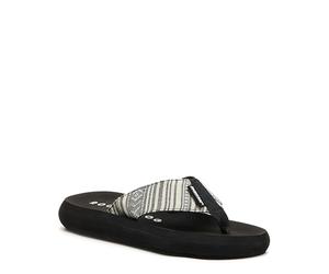 Rocket Dog Spotlight2 - Infradito da donna in cotone a righe di aloe, (Nero/Bianco), 39 EU