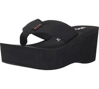 Rocket Dog Crush Platform Thong, Sandali con Zeppa Donna, Nero, 39 EU