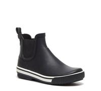 Rocket Dog Women's Rainbow Rubber Rain Boot, Black, 9 Medium US