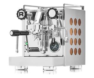 Rocket Espresso - Macchina da Caffè Espresso Semi Automatica Rocket Appartamento Serbatoio 2.5 Lt. Potenza 1350 Watt Colore Rame Acciaio Inox