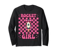 Rocket Girl Ingegnere aerospaziale Ingegneria Aeronautica Maglia a Manica