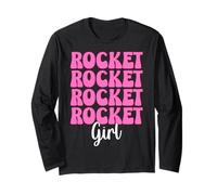 Rocket Girl Ingegnere aerospaziale Ingegneria Aeronautica Maglia a Manica