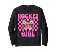 Rocket Girl Ingegnere aerospaziale Ingegneria Aeronautica Maglia a Manica