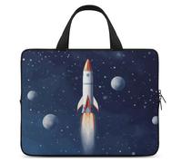 Rocket in Space Custodia per laptop da 12 pollici Custodia protettiva per computer da viaggio d'affari Borsa per laptop o tablet