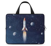 Rocket in Space Custodia per laptop da 13 pollici Custodia protettiva per computer da viaggio d'affari Borsa per laptop o tablet