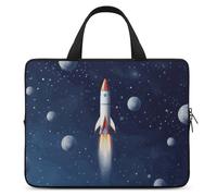 Rocket in Space - Custodia protettiva per computer portatile da 15 pollici, per viaggi d'affari o tablet