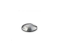 Calpestabile Moderno Rocket Alluminio Cromo 1 Luce 2W 3000K Luce Calda