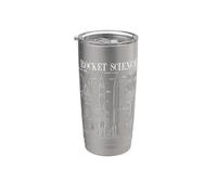 Rocket Science Engineer Scienziato Stampa Brevetto Vintage Bicchiere termico in acciaio inox doppia parete