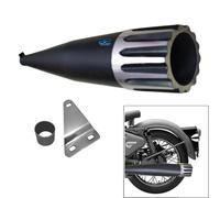 Rocket Silenziatore Marmitta + Vetro Lana per royal enfield Bullet Classico