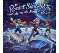 Rocket Skate Race Across the Moon Craters