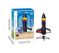 Rocket Toy Launching Rocket with Parachute, Educational Science Learning, Outdoor Sports Game for Group Activities, Parent-Child Interaction, Students’ Stem Fun, Backyard Play, Party Favor Gift