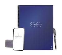 Rocketbook Core Quaderno Appunti Digitale - Riutilizzabile Taccuino Digitali A4 Blu Quaderno A Spirale Puntinato, Block Notes, Penna Cancellabile Pilot Frixion Inclusi