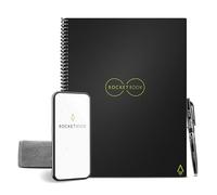 Rocketbook Core Quaderno Appunti Digitale - Riutilizzabile Taccuino Digitali A4 Nero Quaderno A Spirale Puntinato, Block Notes, Penna Cancellabile Pilot Frixion Inclusi, Ufficio Gadget Tecnologici