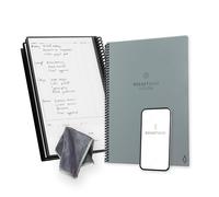Rocketbook Fusion Planner Agenda Appunti Digitale Riutilizzabile, Formato Letter 21 cm x 29,7 cm, Grigio - Calendario Mensile e Settimanale, To-Do List Giornaliera, Pagine a Righe e Puntinate