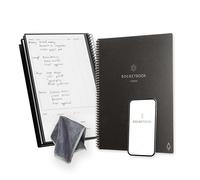 Rocketbook Fusion Planner Agenda Appunti Digitale Riutilizzabile, Formato Letter 21 cm x 29,7 cm, Nero - Obiettivi, Calendario Mensile e Settimanale, To-Do List Giornaliera, Pagine a Righe e Puntinate