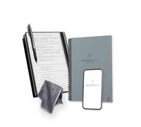 Rocketbook Fusion Quaderno Appunti Digitale - Riutilizzabile Taccuino Digitali A5 Grigio A Spirale Agenda Giornaliera, Planner Settimanale, Penna Cancellabile Pilot Frixion Inclusi, Gadget Tecnologici