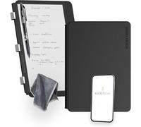 Rocketbook Pro 2.0 Taccuino digitale riutilizzabile - Taccuino intelligente a spirale nero A4 con penna cancellabile Frixion e salvietta