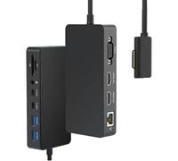 Rocketek Surface pro Docking Station, Microsoft Surface Triple Display (2 HDMI 4K+VGA), Surface Pro Accessori per Surface Pro 9/8/X/7/6/5/4/3, Surface Book 3/2/1, Surface Laptop Go/5/4/3/2