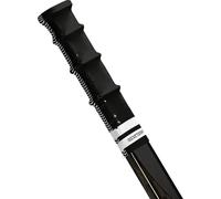 ROCKETGRIP - Impugnatura sportiva per mazza da hockey su ghiaccio - Maniglie forate - Accessori per hockey su ghiaccio, taglia unica (Black - White)