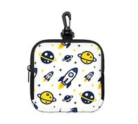 Rockets - Piccola custodia impermeabile con cerniera, in neoprene, per auricolari, portachiavi
