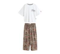 Rockett St George Pigiama mocca / rosso sangue / nero / bianco Donna Rockett St George 4XL