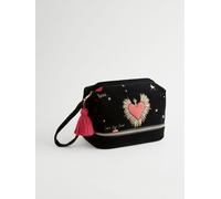Rockett St George Trousse da bagno in velluto Rockett St George one Nero
