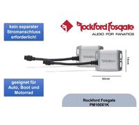 ROCKFORD FOSGATE PM100X1K PUNCH Amplifier-Set 2 Monoblocchi Barche Marine...