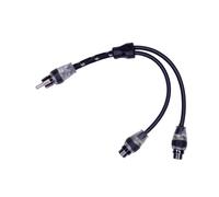 Rockford Fosgate RFITY-1M Cavo adattatore Y-Rca doppio schermato (OFC) 1M/2F