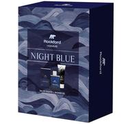 Rockford, Night Blue, Cofanetto Regalo con Profumo Uomo e Gel Doccia, Confezione Regalo Uomo, con Note Fresche di Mandarino, Bergamotto, Limone, Lentisco, Pino, Lavanda, Eucalipto, 100 ml + 200 ml