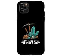 Rockhounding Treasure Hunt Mining Gemstone Geology Custodia per iPhone 11 Pro Max
