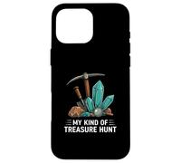 Rockhounding Treasure Hunt Mining Gemstone Geology Custodia per iPhone 16 Pro Max