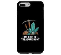Rockhounding Treasure Hunt Mining Gemstone Geology Custodia per iPhone 7 Plus/8 Plus